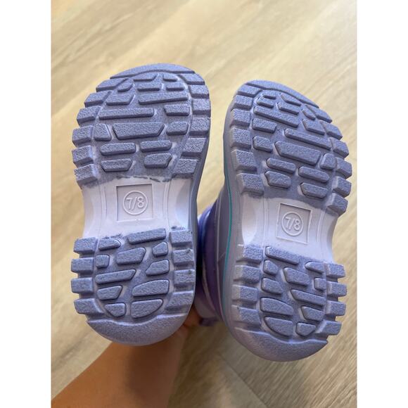 Lily & Dan Toddler Size 7/8 Sherpa-Lined Winter Snow Boots Waterproof-Insulated - Picture 5 of 6